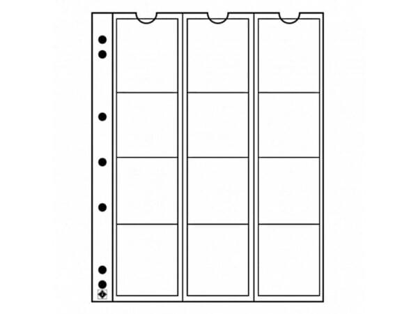 Leuchtturm MINCOVNÍ LISTY NUMIS 12 KAPES DO Ø 44 MM