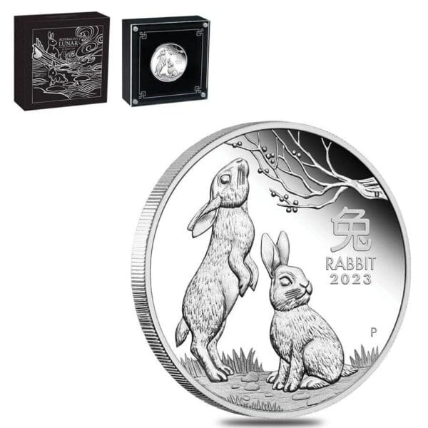 Perth Mint Lunární králík 1 Oz - Image 2