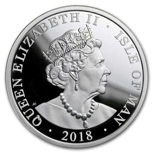 Royal Mint Mince - 2018  Isle of Man 1 oz  Anděl - Image 2