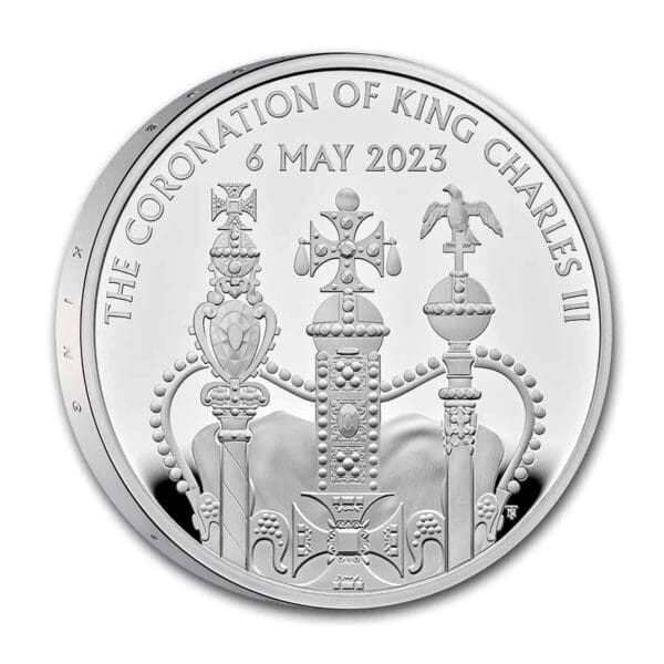 Royal Mint Stříbrná mince Korunovace Jeho Veličenstva Stříbrná mince 5 GBP 2023 GB - Image 2