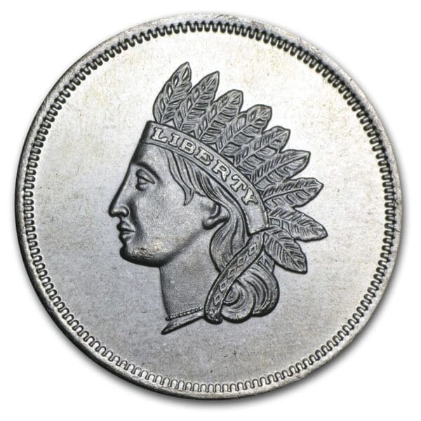 UNITED STATES MINT Mince 1 oz stříbrná mince  -Indian Head Cent(replika) - Image 2