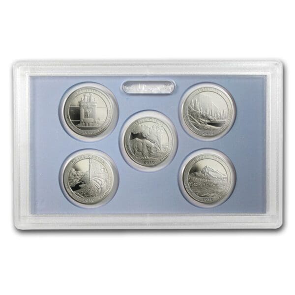 U.S. Mint Sada mincí 2010-S America the Beautiful Quarters - Image 2