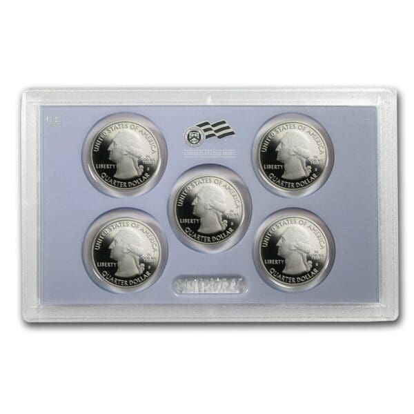 U.S. Mint Sada mincí 2010-S America the Beautiful Quarters - Image 3