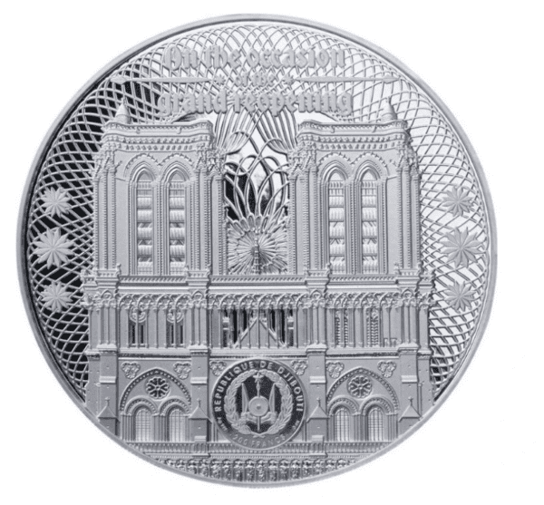 Notre-Dame de Paris 3 oz Silver (s krabicí a COA) 2024