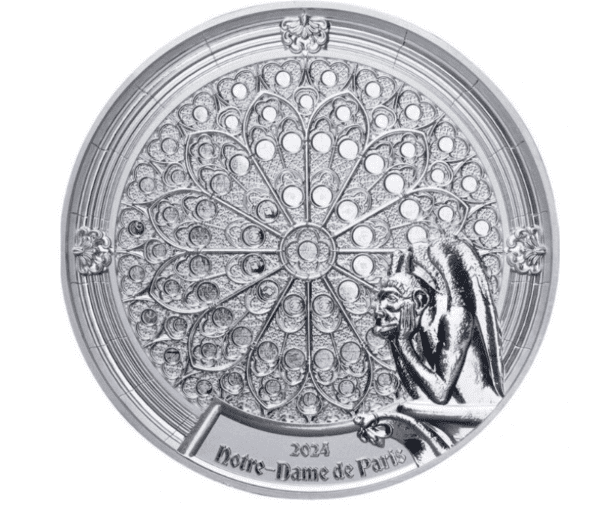 Notre-Dame de Paris 3 oz Silver (s krabicí a COA) 2024 - Image 2