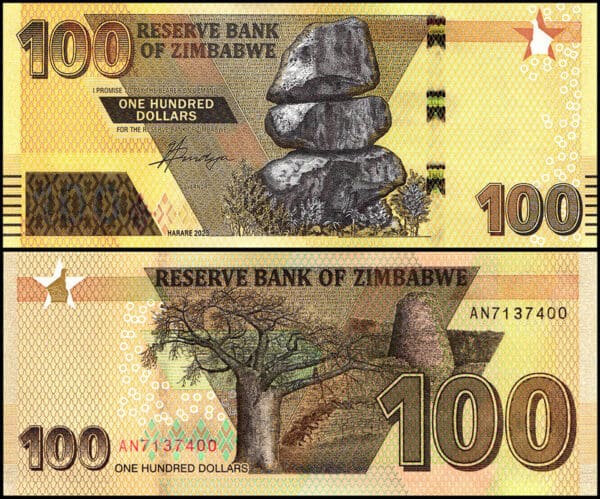 Zimbabwe - 100 Dollars, 2023