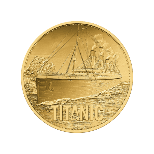 Zlatá mince Titanic Coincard 999/1000 zlatý dárek