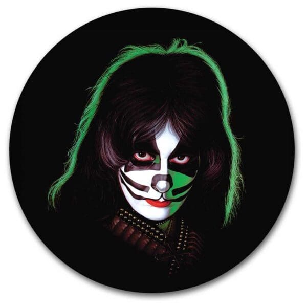 KISS 1 oz stříbrná barevná mince Green Catman v TEP - Image 3