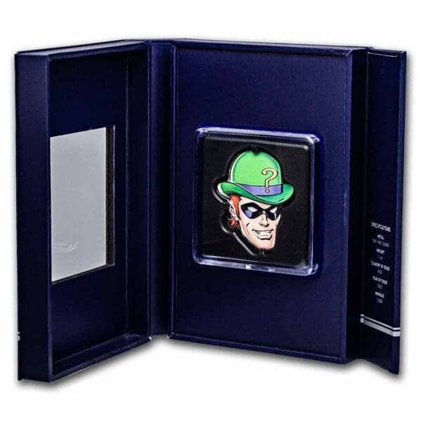 2022 Niue 1 oz Silver $ 2 Faces of Gotham: The Riddler Comics - Image 5