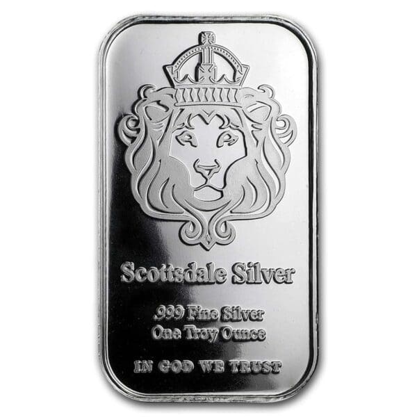 1 oz stříbrný slitek - Scottsdale Mint