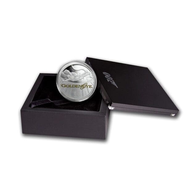 Stříbrná mince James Bond 007 Golden Eye 25. výročí. 1 oz 2020 Proof - Image 3